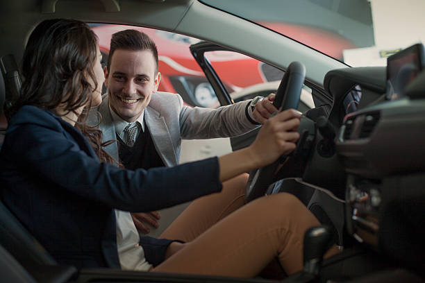 istock Couple buying a car 501092872
