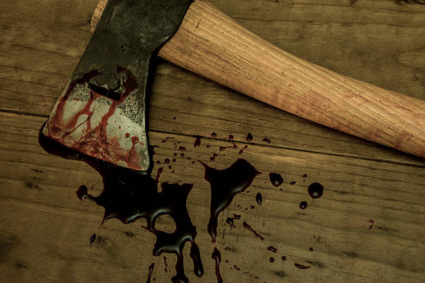 Bloody Ax Bloody axe/hatchet axe photos stock pictures, royalty-free photos & images