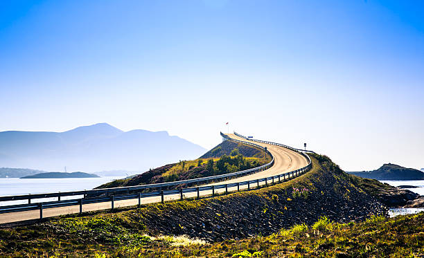 Beautiful Atlantic road . Beautiful Atlantic road . Norway atlantic ocean photos stock pictures, royalty-free photos & images