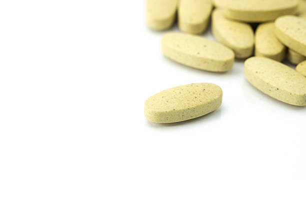 istock Vitamin C on white background, isloated 501116088