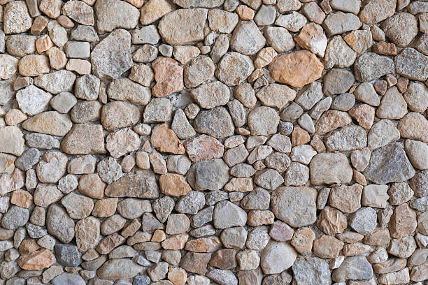 istock part of a stone wall, for background or texture. 501118756
