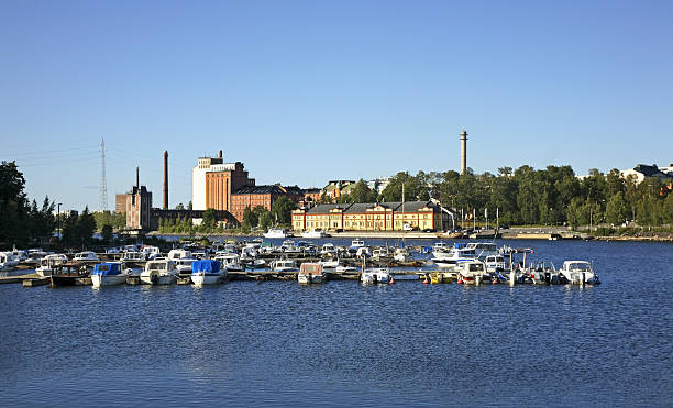 Marina in Vaasa. Finland