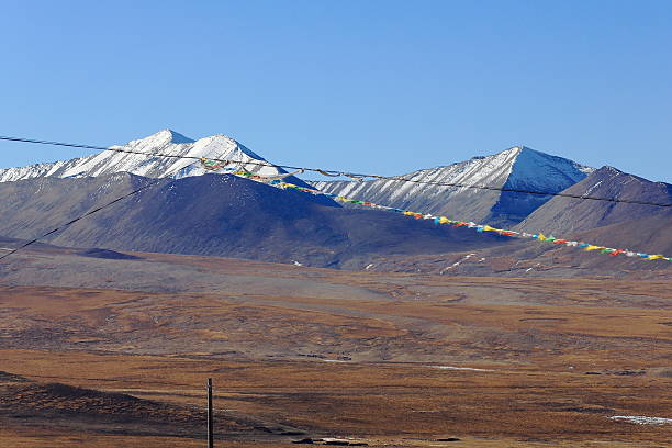 istock Mountains around Gytso La-mountain pass. Tibet. 1911 501120038