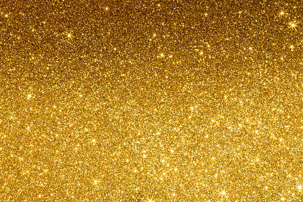 fundo de ouro glitter - purpurina imagens e fotografias de stock