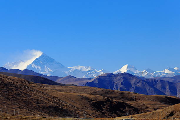 istock Mount Everest and several Himalayan peaks, Tibet. 1915 501121406
