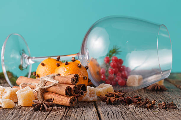 istock Ingredients for cooking hot mulled wine 501122242