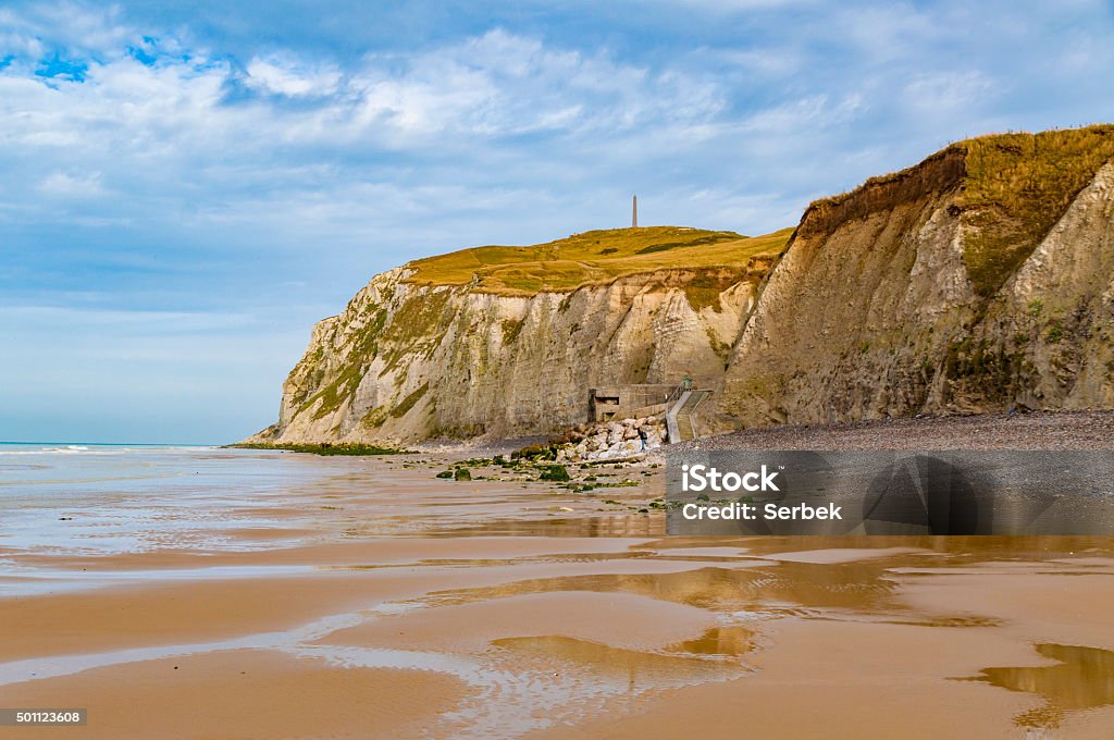 Normandy Coast with white cliffs near Cote d'Opale, France Opal Stock Photo