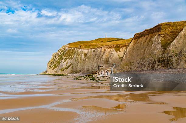 Normandy Coast With White Cliffs Near Cote Dopale France Stock Photo - Download Image Now