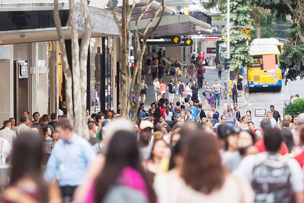 istock Brisbane Queen Street shopping crowds 501127420
