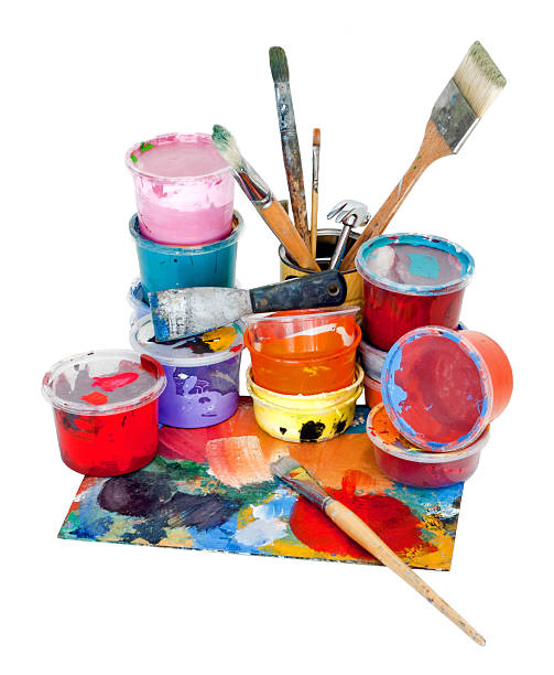 istock Artist Paints and Pallet 501129254