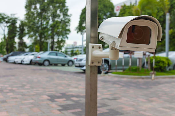 istock CCTV Camera or surveillance Operating in car park 501133951
