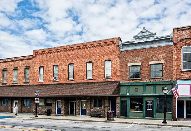 istock Small Town Main Street 501136153