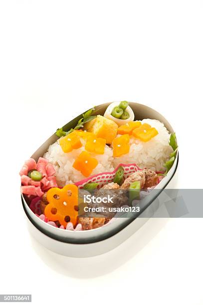 Lunch Of Hydrangea Motif Stock Photo - Download Image Now - Character Bento, Color Image, Copy Space