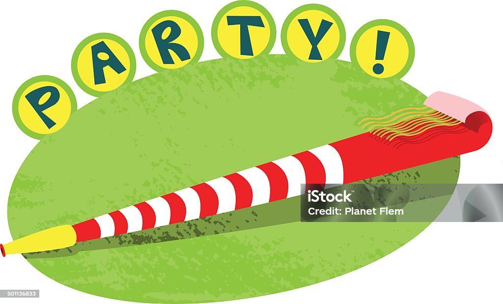 Sifflet de fête - clipart vectoriel de Fête libre de droits