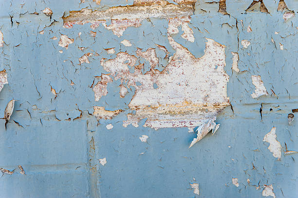 Old Chipping and Peeling Paint Background stock photo