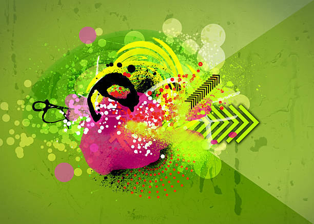 istock Abstract watercolor style collage 501137485