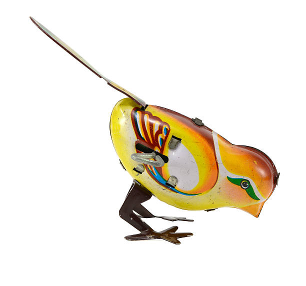 istock ANTIQUE MECHANICAL TOY BIRD 501137713