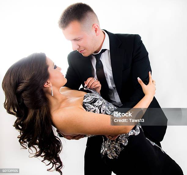 European Young Couple Stock Photo - Download Image Now - Adult, Black Eye, Black Hair