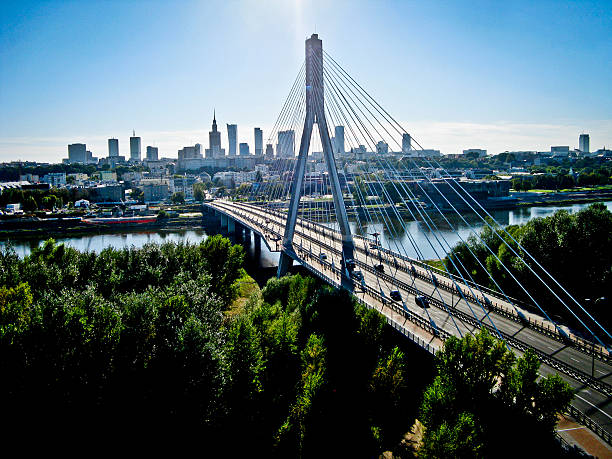 istock View of Warsaw from the air. 501139519