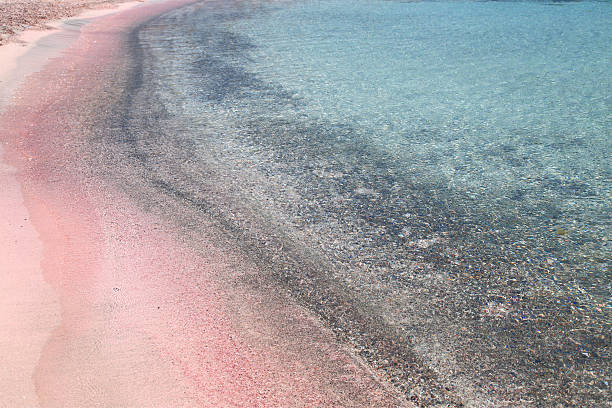 istock Pink sand beach with crystal waters Elafonisi Crete 501140955