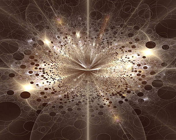 istock Floral glowing background, fractal. 501149148