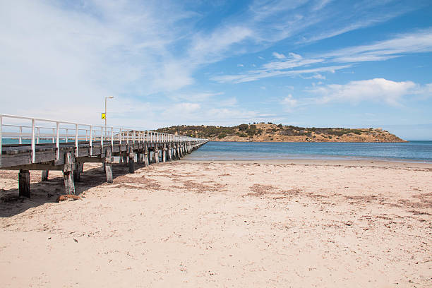 istock bridge over sea between land to  island 501150476