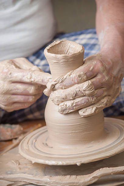 istock Hands of a potter 501151989