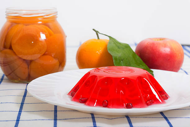 istock Sweet breakfast from jelly fruits and compote 501152776