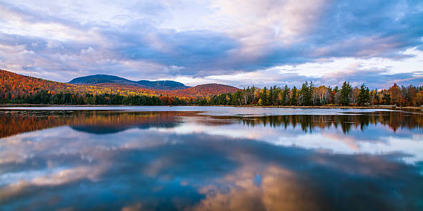 istock Loon Lake In Autumn 501152985