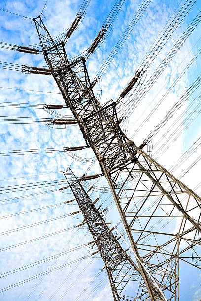 istock High-voltage power transmission towers 501153762
