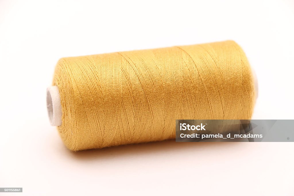 Golden Color Thread Gold Thread Stock Photo - Download Image Now - Art And Craft, Craft ...