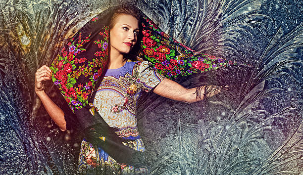 istock Christmas miracles and fortune-telling, the magic woman in night 501155952