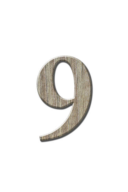istock Wooden number isolated on white. Clipping path. 501156286