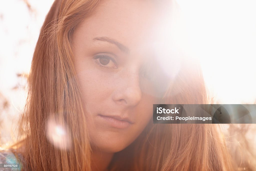 Goldene Licht schimmert - Lizenzfrei 16-17 Jahre Stock-Foto