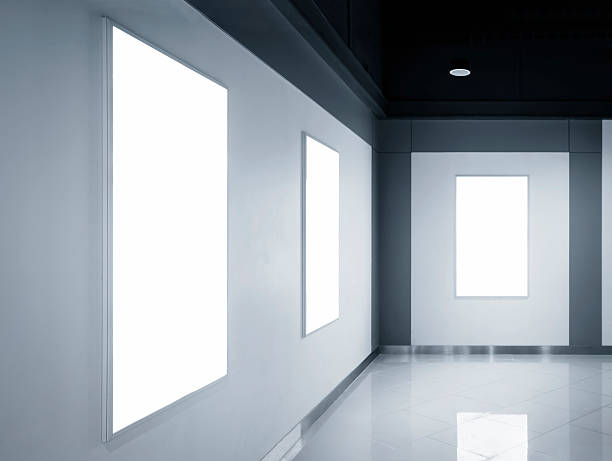 istock Blank Poster Light box banner display on wall Exhibition 501160542