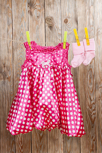 istock Cute child dress. 501160888