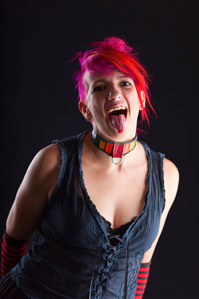 istock Alternative Woman With Colored Hair 501169445