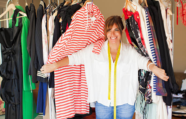 istock fashion designer and his creations 501170067