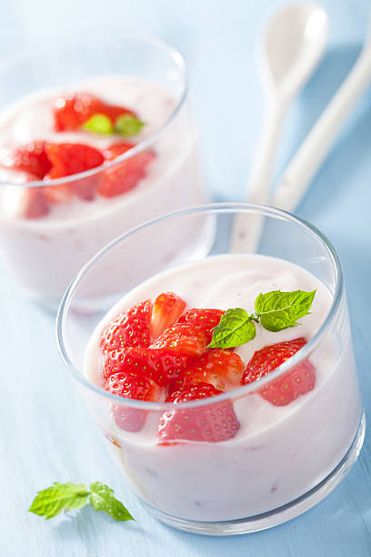 istock healthy breakfast with yogurt and strawberry 501170697