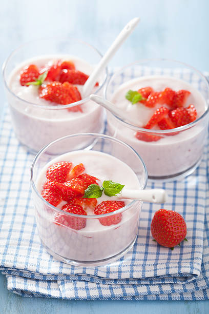 istock healthy breakfast with yogurt and strawberry 501171143