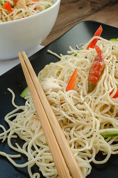 istock Chinese noodles wth chilli pepper 501172793