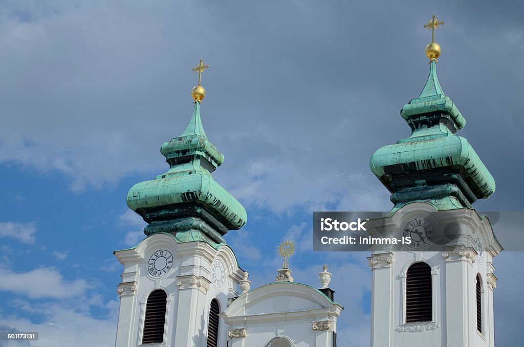 Igreja Towers - Royalty-free Antigo Foto de stock