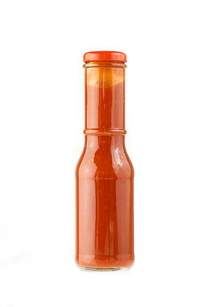 istock Bottle of chili sauce isolated on white 501174143