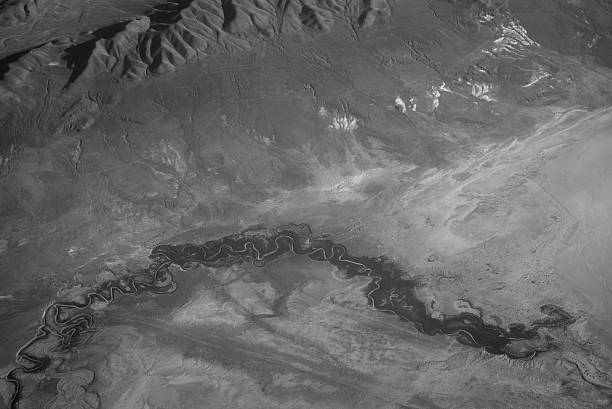 istock Aerial stream and foothills 501174781