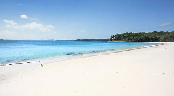 Greenfields Beach, with its beautiful white sands and aqua waters, South Coast of Australia