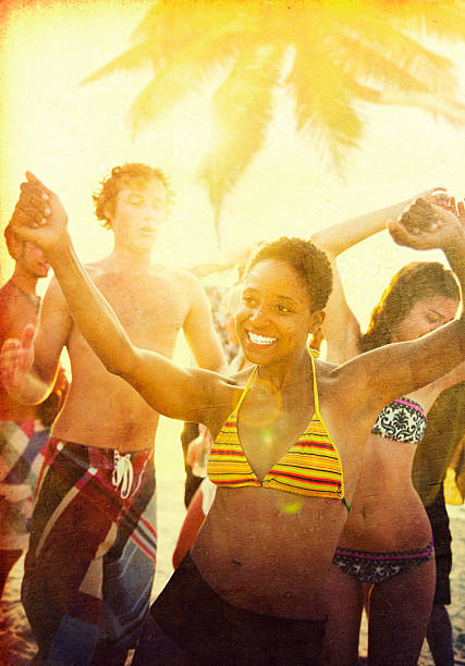 istock Young People Enjoying a Summer Beach Party 501175669