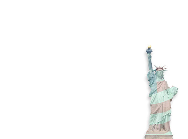 istock Statue of Liberty Flag Wrap 501176551