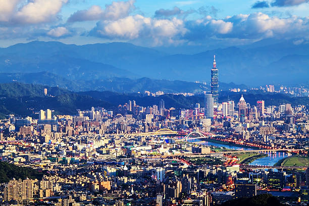 istock Full view of Taipei city 501190489