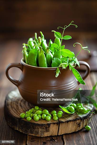 Green Peas Stock Photo - Download Image Now - Accessibility, Bean, Brown