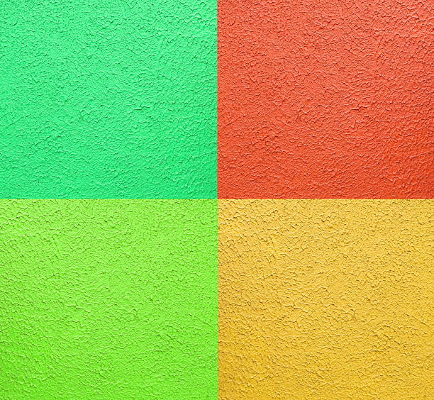 istock Many color tone pattern of painted mortar wall texture background 501191678